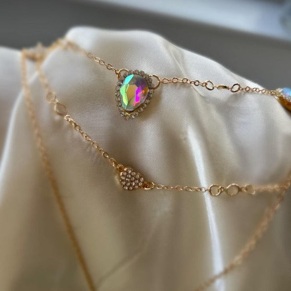 Layered Rhinestones