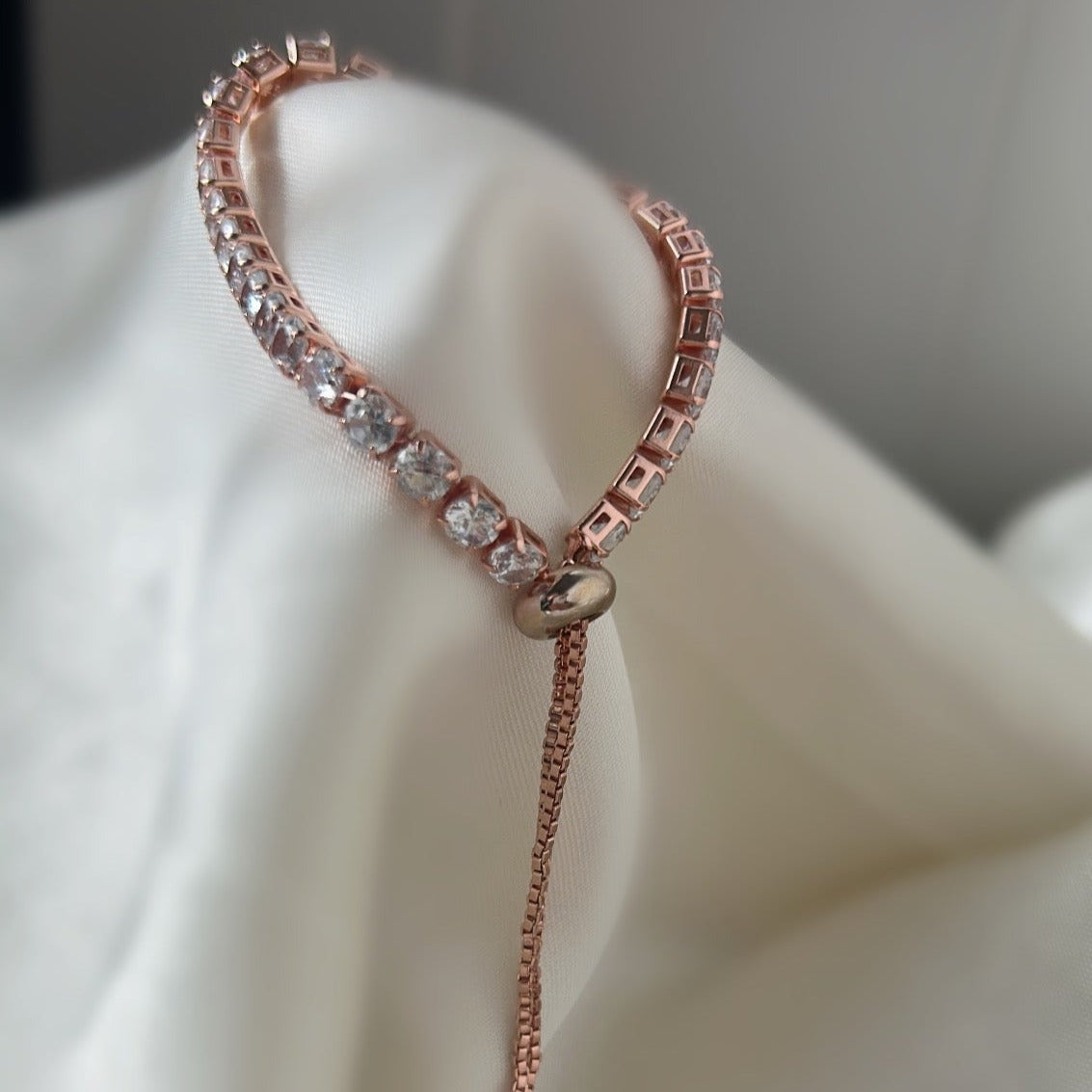 Rose Gold Adjustable Diamonds