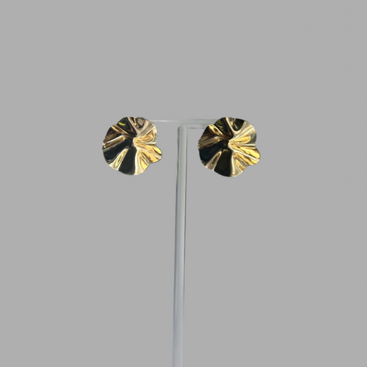 Golden Petal Studs