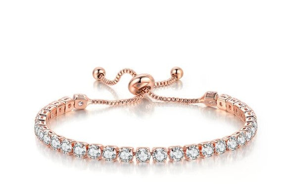 Rose Gold Adjustable Diamonds