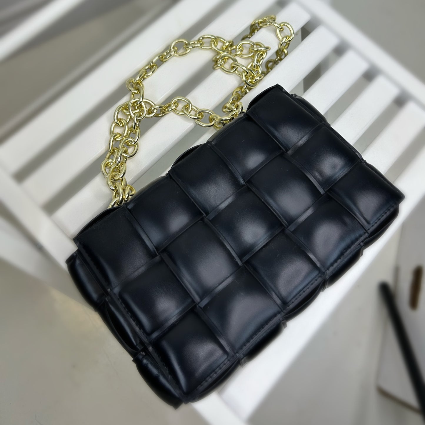 The Quilted Bag- Black